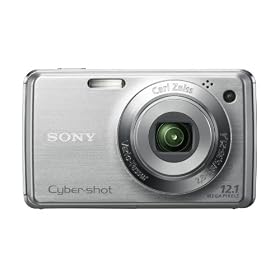 Sony Cybershot DSCW210S Camera - Silver (12.1MP, 4x optical zoom) 2.7