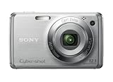 Sony W-Serie DSC-W210S Digitalkamera (12 Megapixel, 4-fach opt. Zoom, 6,9 cm (2,7 Zoll) Display, Bildstabilisator) Silber