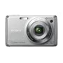 Sony Cybershot DSCW210S Camera - Silver  (12.1MP, 4x optical zoom) 2.7"LCD