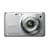 Sony Cybershot DSCW210S Camera - Silver  (12.1MP, 4x optical zoom) 2.7"LCD