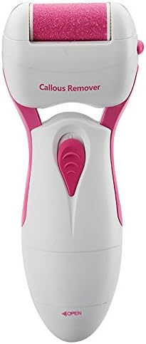 JINGDING Automatic Callus Remover and Shaver by Naturalico - Best Pedicure Foot Care File Tool - Remove Dead, Hard, Cracked Skin and Reduce Calluses on Feet in Just Seconds - Spa Like Results (Rose)