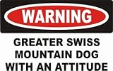 Warning: Greater Swiss Mountain Dog with an attitude Youth Sweatshirt for boys or girls
