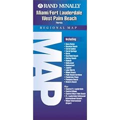 Rand McNally Miami, Fort Lauderdale, West Palm Beach City Map (Folded-Map Series)