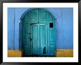 17th Century Traditional Painted House, San Cristobel de las Casas, Chiapas, Mexico Architecture Framed Photographic Poster Print by Jeffrey Becom, 49x39