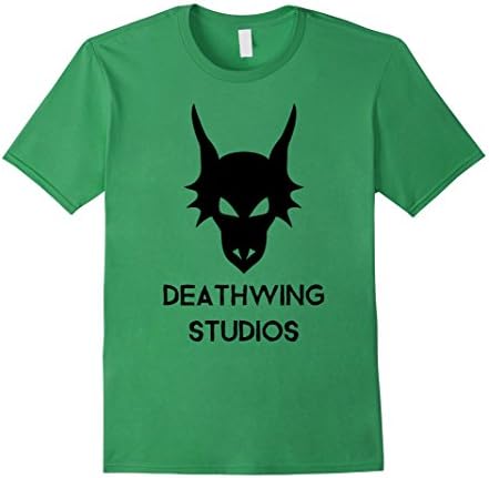 Deathwing Studios: Black logo T-Shirt - Male XL - Grass