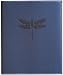 Blue Embossed Dragonfly Leather Brag Book Image