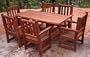 Forever Six-Foot Picnic Table And Six Armchairs