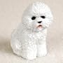 Bichon Frise Miniature Dog Figurine