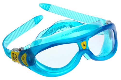 Aqua Sphere Seal Kid (Clear Lens, Translucent Blue)