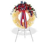 Teleflora's Patriotic Spirit Wreath