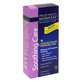 Monistat Soothing Care Chafing Relief Powder-Gel, 1.5-Ounce Containers (Pack of 3)