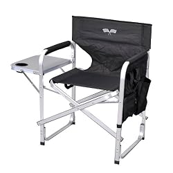 Ming's Mark SL1204-BLACK/FLAG Black and Flag Full Back Folding Director's Chair