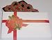 Gourmet Food : Scott's Cakes 1/2 lb. Dark Chocolate Covered Pretzel with Christmas Jimmies in a Ribbon n Holly Box