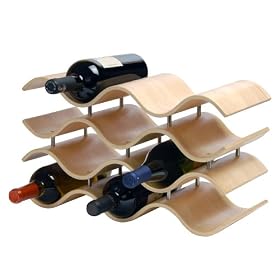 Oenophilia Bali 10-Bottle Wine Rack, Natural by Oenophelia