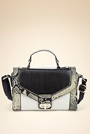 Limited Collection Snakeskin Print Satchel Bag