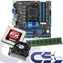CSL - PC Aufr&uuml;stset - CPU Mainboard Bundle / CPU AMD FX-4100 4x 3,6 GHz / Mainboard Asus M5A78L-M/USB3.0 / RAM DDR3-RAM - 4096 MB 1333 MHz Elixir / Arbeitsspeicher (4GB)