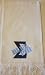 PBS Alpaca Scarf White w/Blue Phi