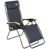 from Suncoast Garden Lounger a Textilene Blue Garden Relaxing Recliner Chair