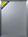 Large 60x80 cm Silver faced Magnetic board with Chrome effect frame 30mm width.