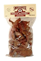 Smokehouse USA 100% Natural Piggy Slivers Dog Treats, 24 Pack Bag