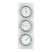 Eschenbach 53410 Design-Wetterstation mechanisch f�r Innen und Au�en Glas matt