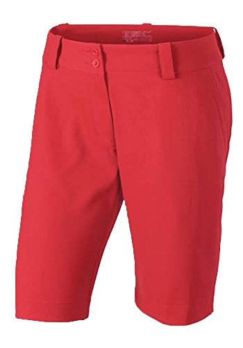 Nike Women's Dri-Fit Modern Rise Tech Golf Shorts-Light Crimson