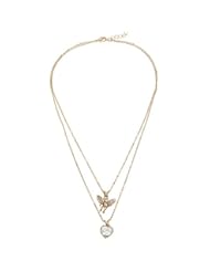 Jewelry: Betsey Johnson Jewelry HEAVEN SENT ANGEL DOUBLE Necklace - Betsey Johnson