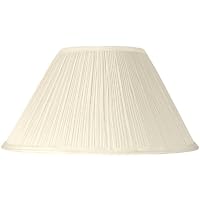 Mushroom Pleated Creme Lamp Shade 6x14x8 (Spider)