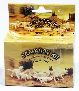 Childrens Toyshop  Toys : Small Dinosaur Skeleton Excavation Kit