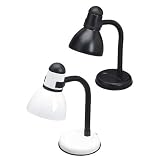 LORELL / Gooseneck Desk Lamp, Uses 60 Watt Bulb, 18" High, Black / LLR49511 / Sold as 1 Each / Mfr Part # 49511