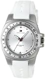 Tommy Hilfiger Women's Diamond Accented White Rubber Watch #1790645
