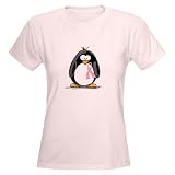 Breast Cancer penguin Women's Pink T-Shirt