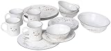 Pfaltzgraff Winterberry 16-Piece Dinnerware Set with Bonus Oval Vegetable Bowl, Service for 4