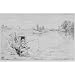 Charles-François Daubigny (Album du Voyage en bateau The Boot boy with a fishing rod (fishing)) - 1