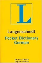 Langenscheidt's Pocket Dictionary German: German-English/English-German