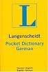 Langenscheidt's Pocket Dictionary German: German-English/English-German (Langenscheidt's Pocket Dictionary)