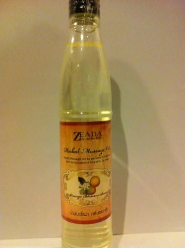 3 pack Zeada Herbal Massage Oil body massage orange blossom scent moisturize skin for relax 100 ML