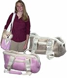 Faux Suede Shearling Tote Pink
