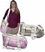 Faux Suede Shearling Tote Pink