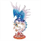 Blue Glass Dragon Figurine