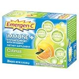 Emergen-C Immune+ System Support w/Vitamin D-Citrus - 30 - Pack