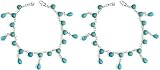 Silver Jewelry Online Beaded Foot Jewelry Anklet
