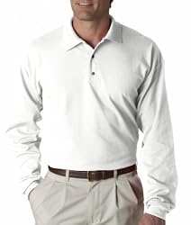 Gildan Adult Ultra CottonTM Long-Sleeve Pique Polo