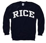 Rice Owls Navy Arch Crewneck Sweatshirt