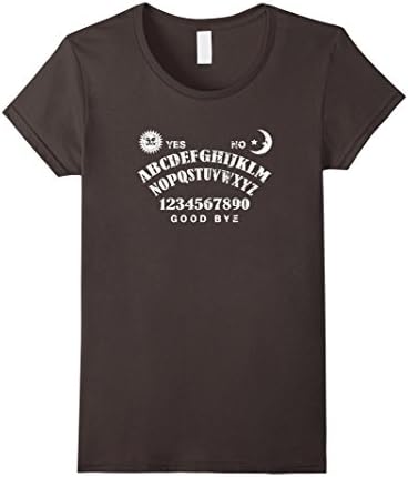 Women's Oujia Board T Shirt Hot Horror T Shirt Small Asphalt