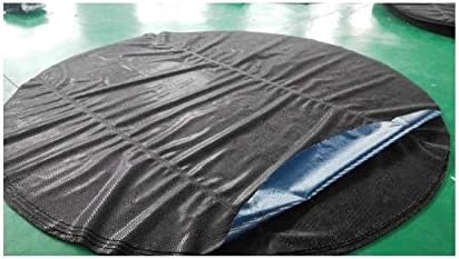 Down Under Black/Blue Solar Cover - 18x33 Oval Pool - 160 Grade - Premium Solar Heater Blanket