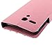 Rosepark(TM) Moto G leather case, 3D Handmade Bling Crystal Crown Rhinestone Flower Pearl Diamond Design Sparkle Glitter Leather Wallet Type Magnet Flip Case Cover for Moto G(Pink), With Screen Protector, Stylus Pen and Cleaning Cloth