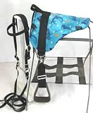 MINIATURE HORSE / SM PONY BAREBACK SADDLE SET BLUE KOKOPELLI