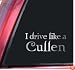 I drive like a Cullen Twilight Vinyl Decal Sticker - Shiny Chrome