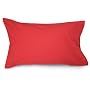 Kids Pillow Cover Red Flannel